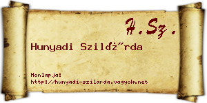 Hunyadi Szilárda névjegykártya